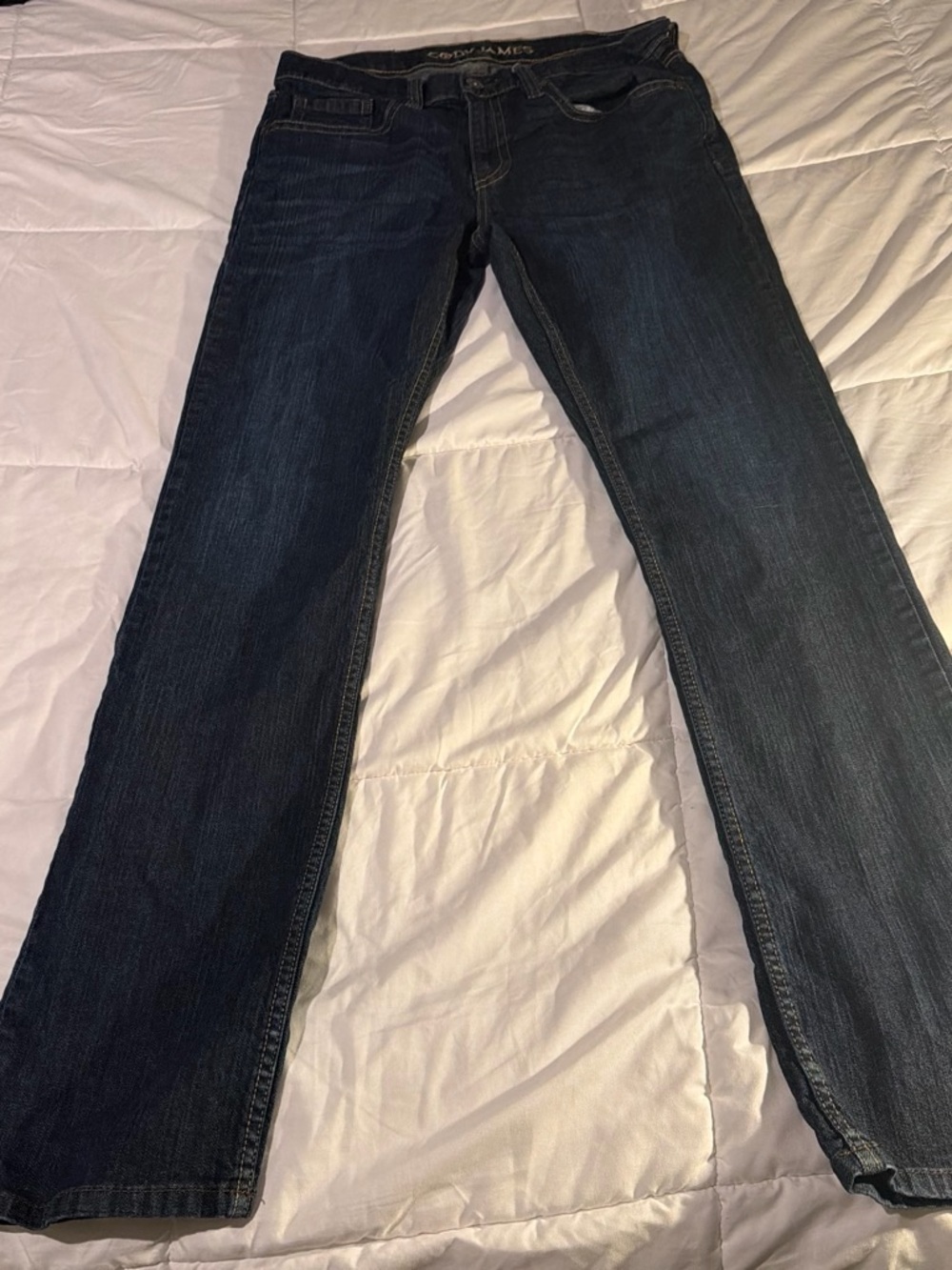 Men's Dark Wash Bootcut Jeans - Cody James